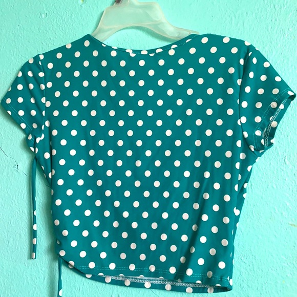 Color is baby blue polkadot - Picture 2 of 2